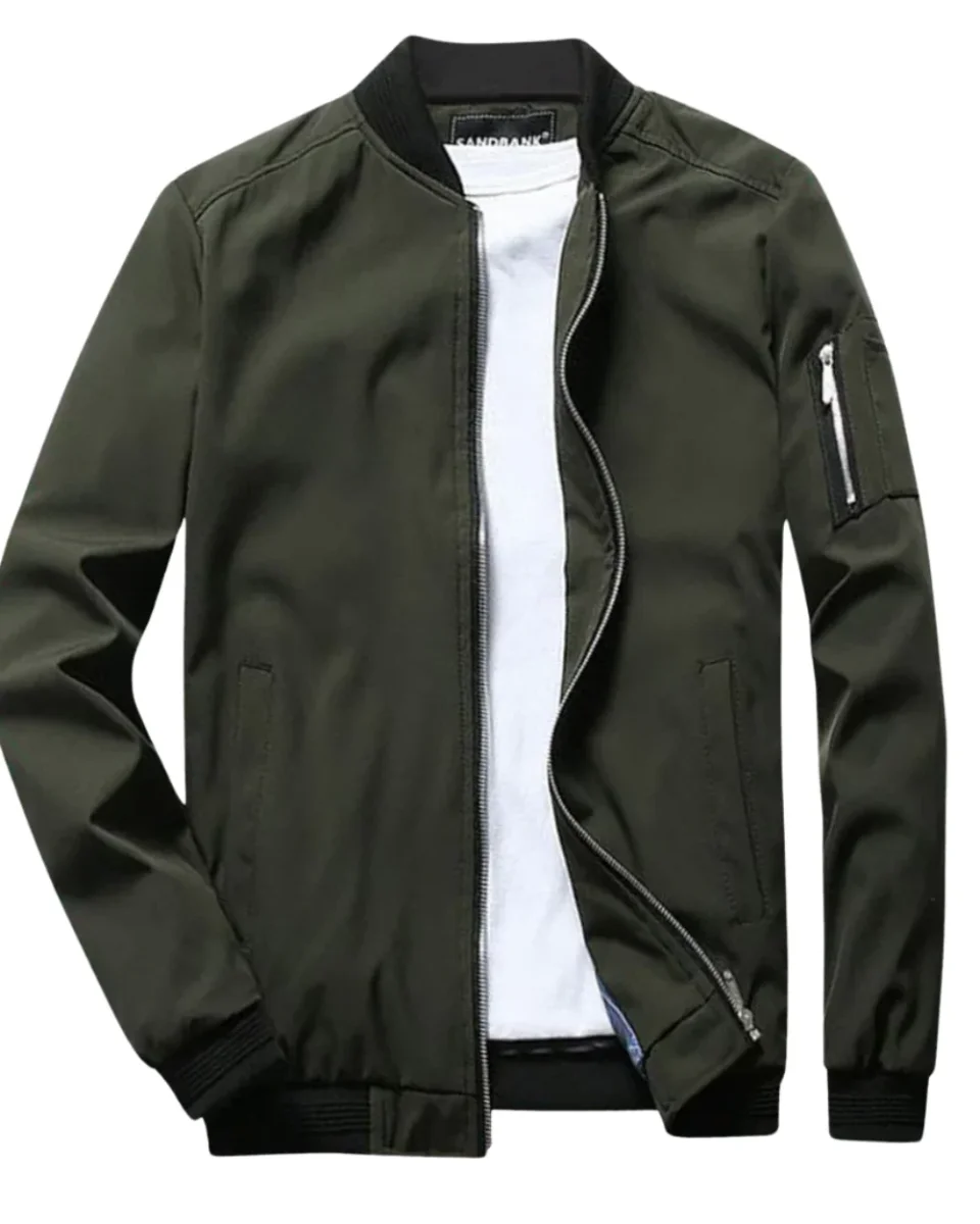 Chaqueta bomber con estilo