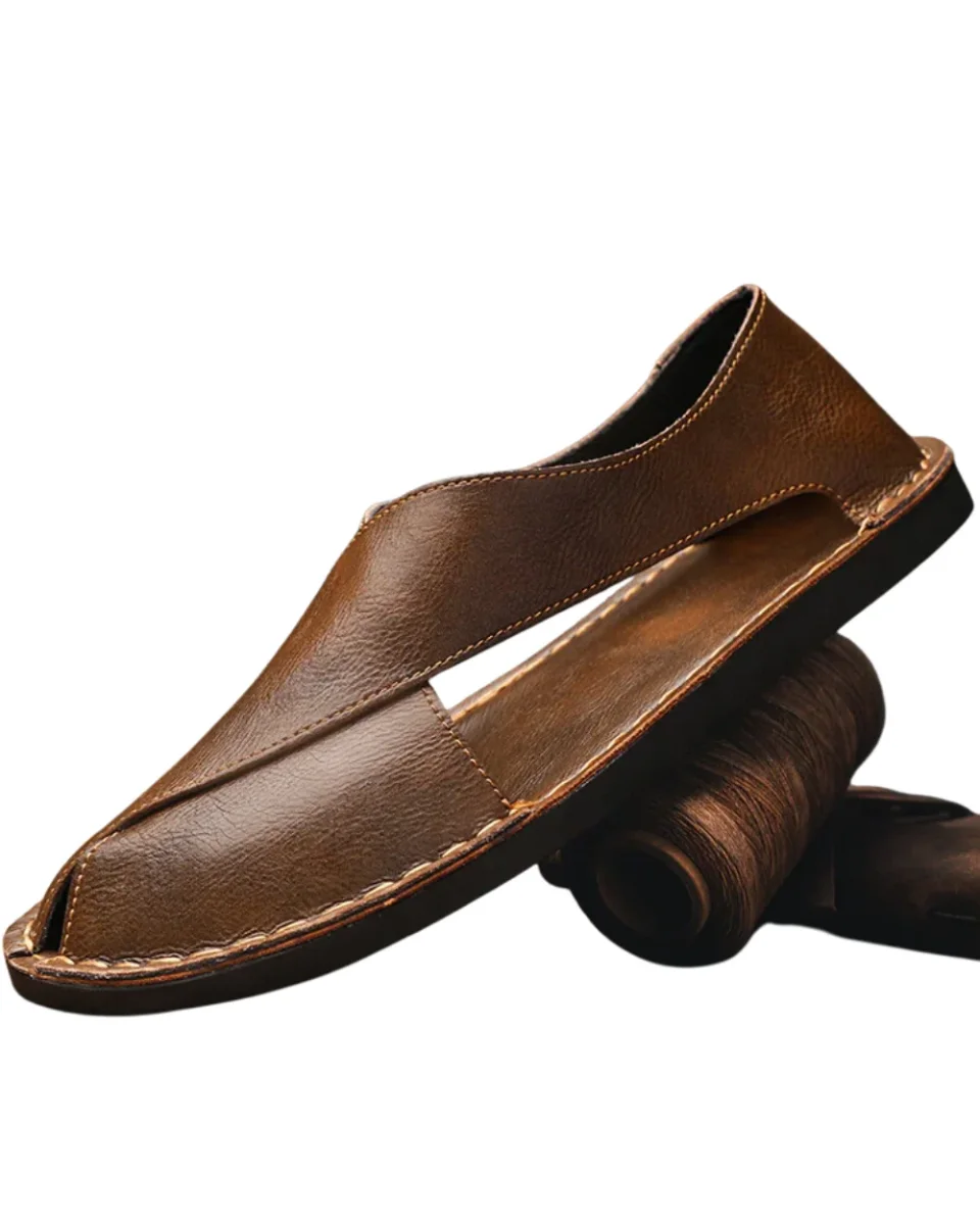 Sandalias de piel de primera calidad - Imagen 2