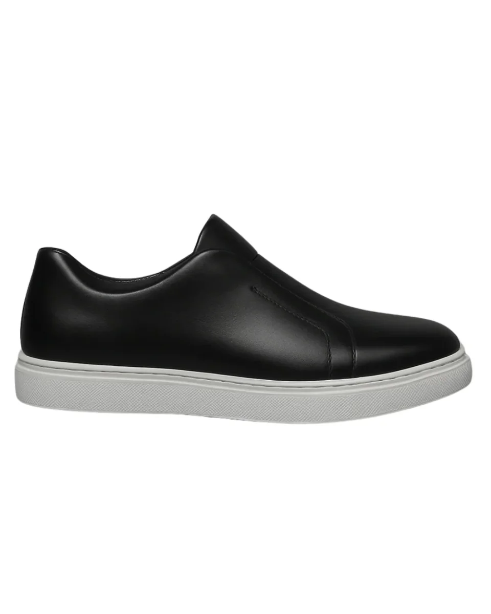 Zapatos elegantes de piel sin cordones - Imagen 2