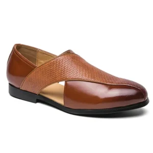 Mocasines de cuero de estilo vintage