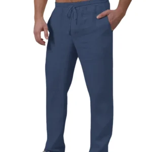 Pantalones elegantes de lino