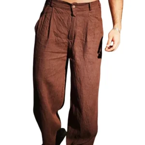 Pantalones informales de lino
