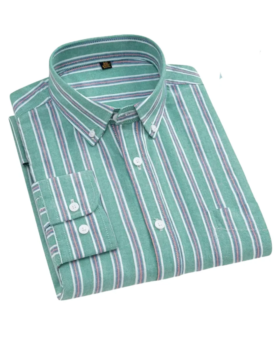 Givalli - Camisa de algodón Oxford