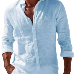 Camisa elegante de lino