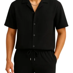 Elegante juego de ropa de cama de lino