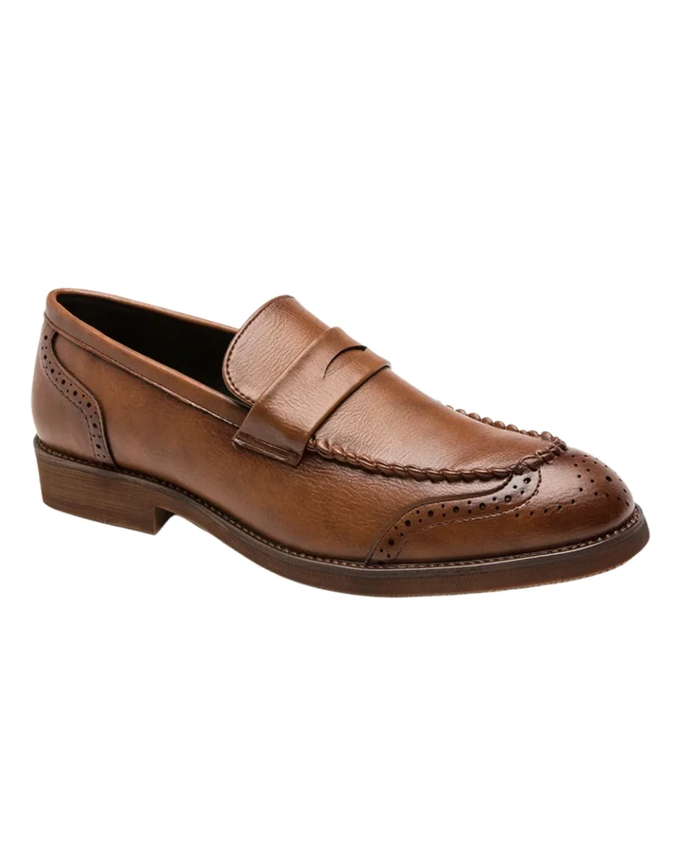 Mocasines de cuero elegantes
