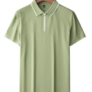Elegante camiseta polo de algodón