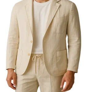 Conjunto informal de lino