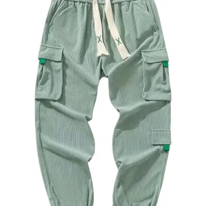 Pantalones cargo de pana