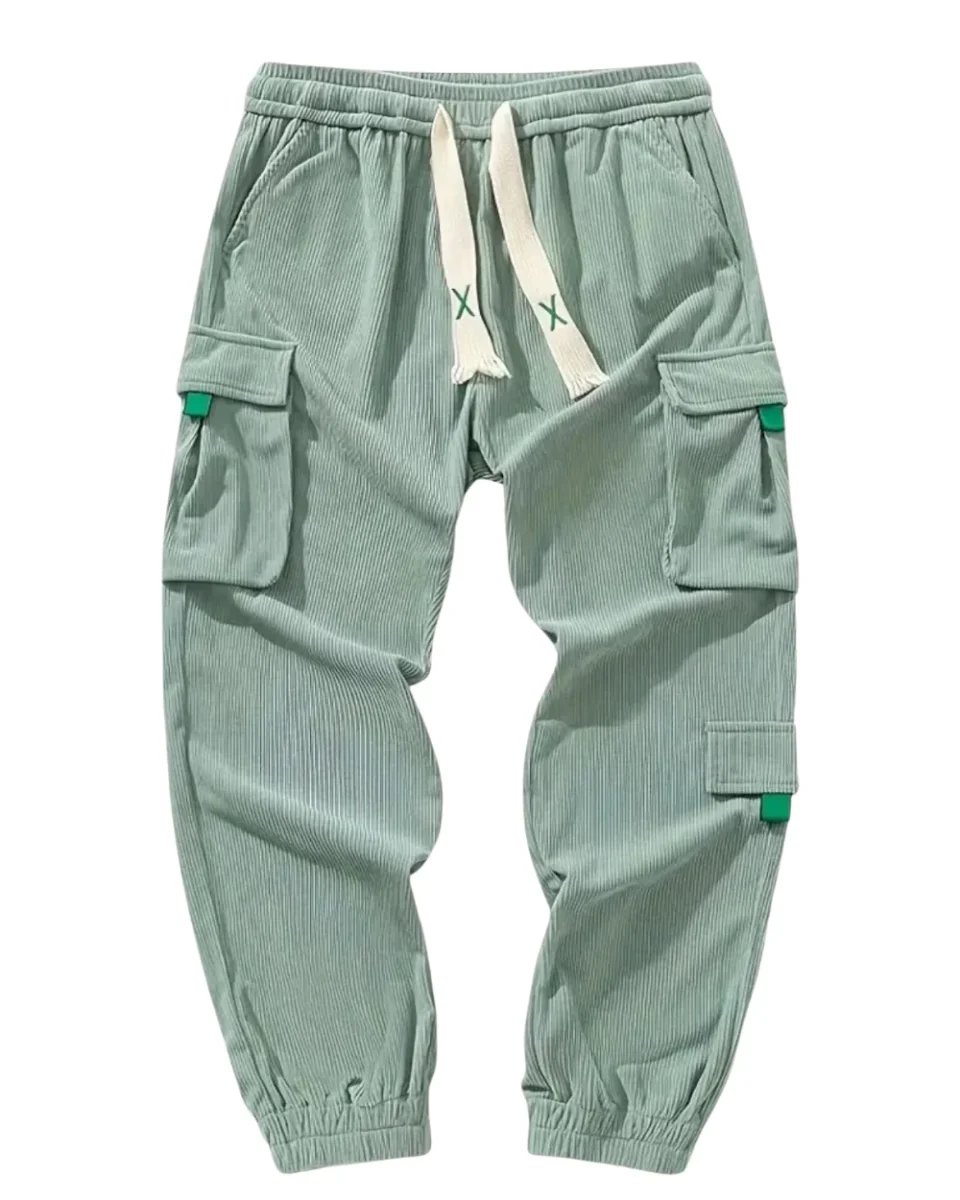Pantalones cargo de pana