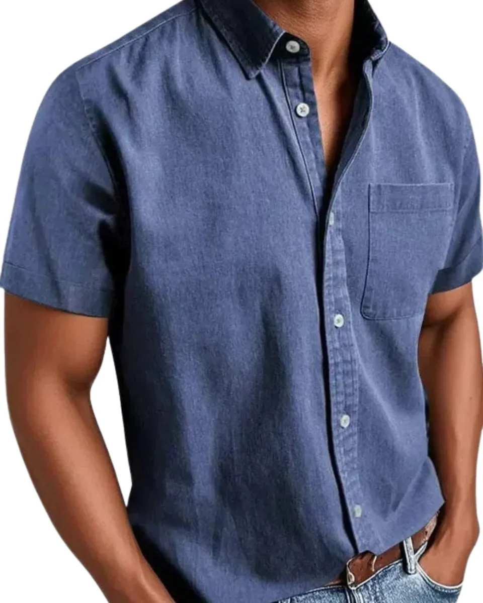 Camisa elegante de manga corta - Imagen 2