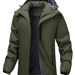 Elegante chaqueta de forro polar para exterior