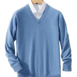 Elegante jersey con cuello en V