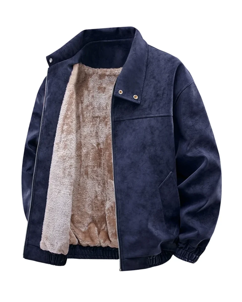 Chaqueta retro con forro polar