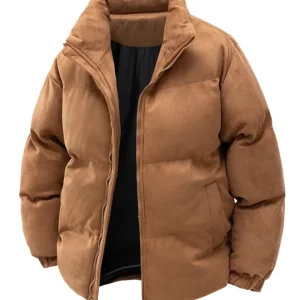 Elegante chaqueta acolchada