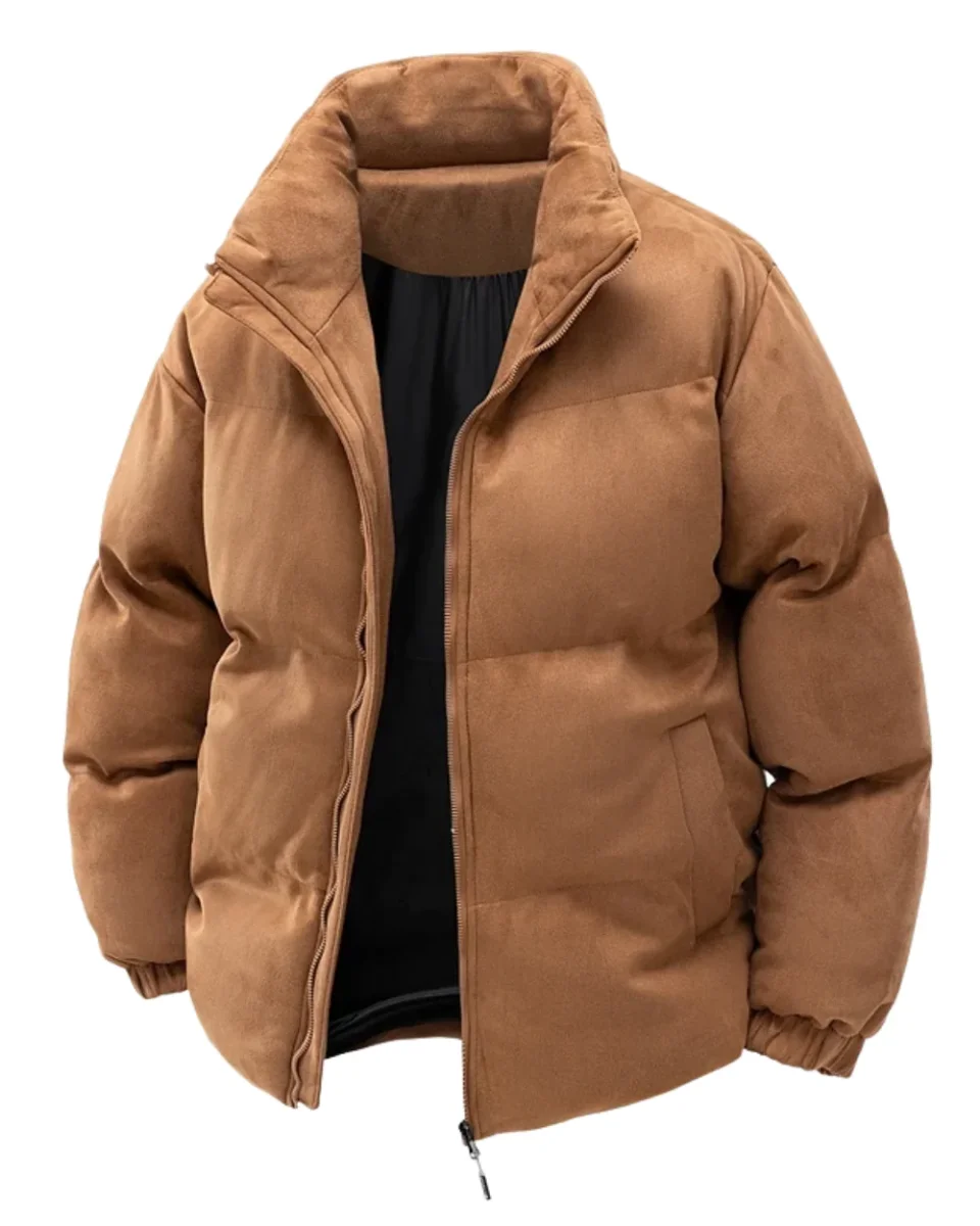 Elegante chaqueta acolchada