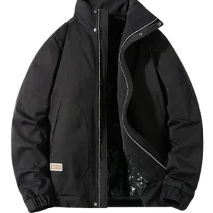 Elegante chaqueta acolchada