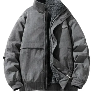 Elegante chaqueta acolchada con forro polar
