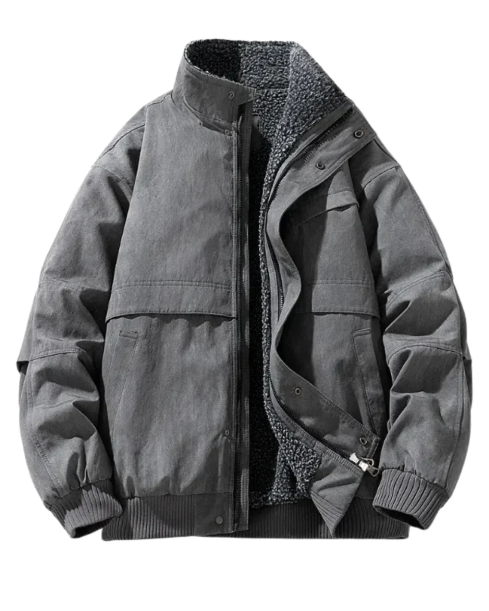 Elegante chaqueta acolchada con forro polar - Imagen 2
