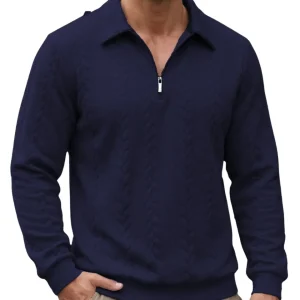 Jersey italiano con cremallera