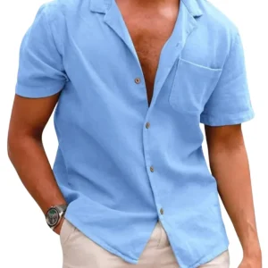 Camisa elegante de algodón