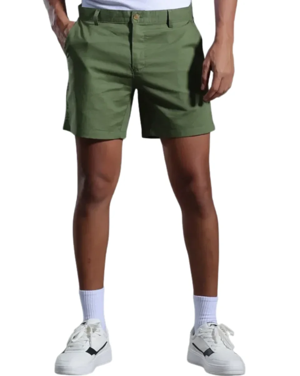 Pantalones cortos elegantes de algodón