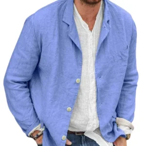 Blazer informal de algodón