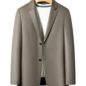 Chaqueta de piel elegante