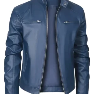 Chaqueta de cuero informal