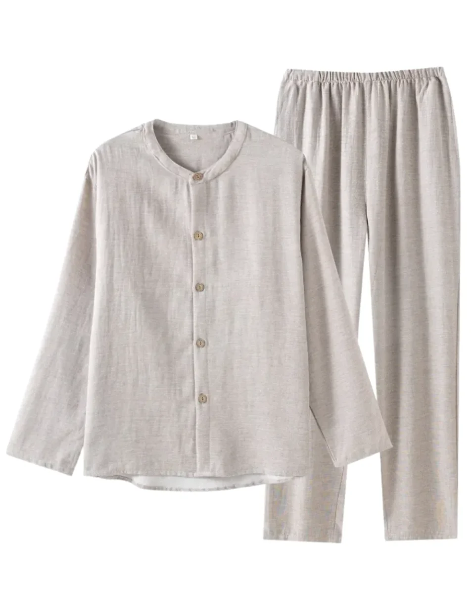 Juego de ropa de cama de lino ligero