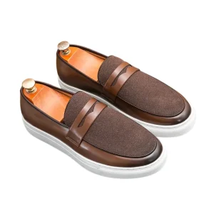 Mocasines italianos de ante
