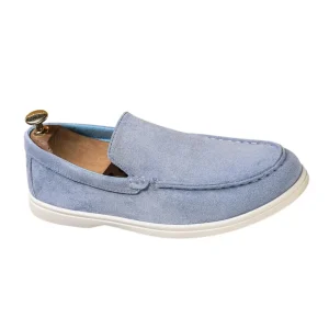 Mocasines elegantes de ante para hombre