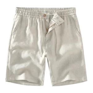 Pantalones cortos elegantes de lino