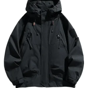Chaqueta elegante con capucha