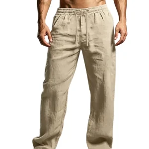 Pantalones de verano elegantes de lino