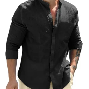 Camisa de lino para hombre