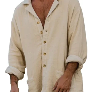 Camisa de lino de Palm Springs