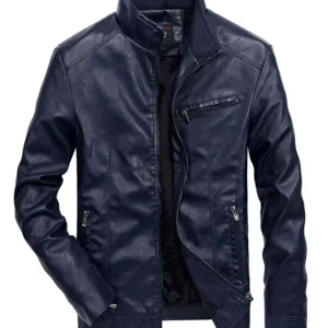 Chaqueta de cuero informal