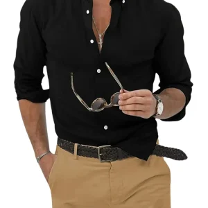 Camisa que no se arruga para hombre