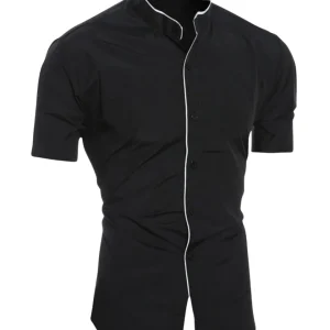 Camisa de algodón de manga corta