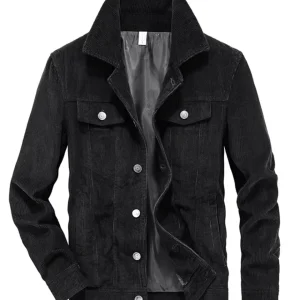 Chaqueta vintage de algodón para hombre