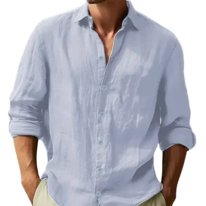 Camisa informal de lino