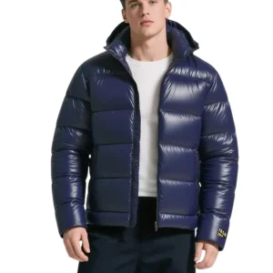 Elegante chaqueta acolchada