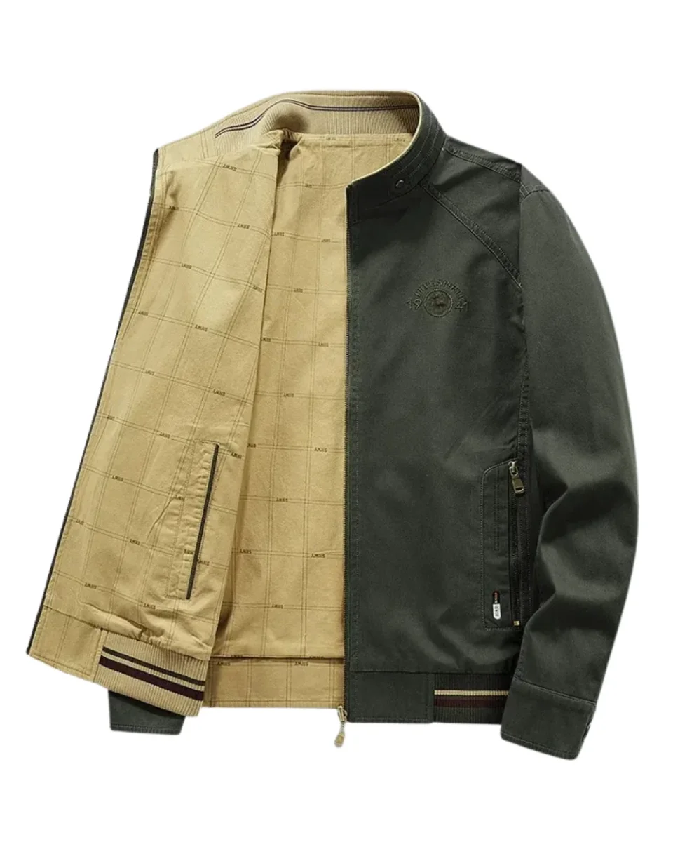 Chaqueta de hombre reversible