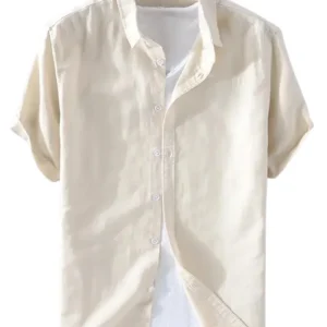 Camisa de manga corta para hombre