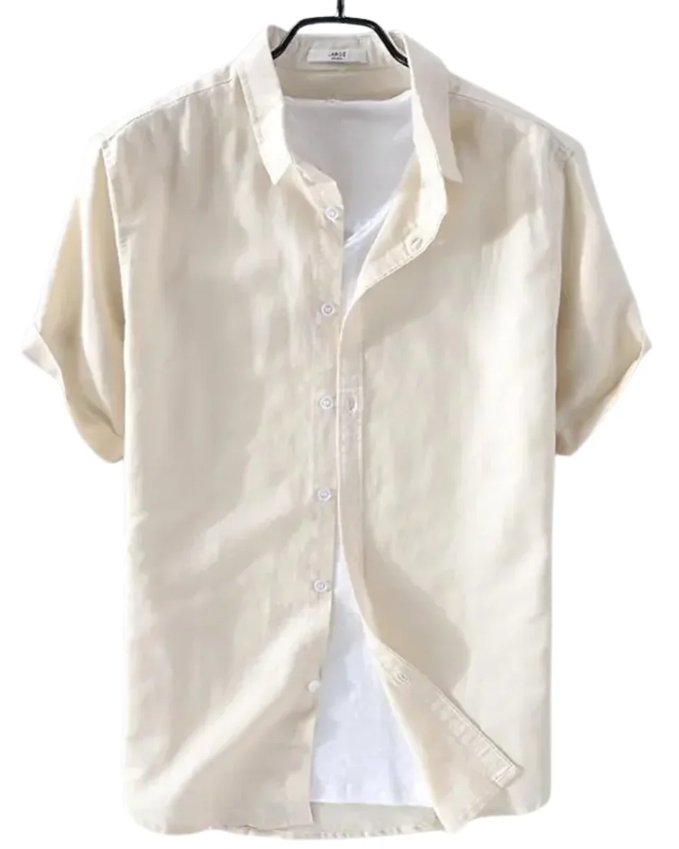 Camisa de manga corta para hombre
