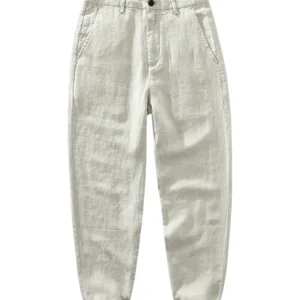 Pantalones de playa informales de lino