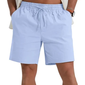 Pantalones cortos elegantes de lino