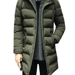 Chaqueta larga de invierno para hombre