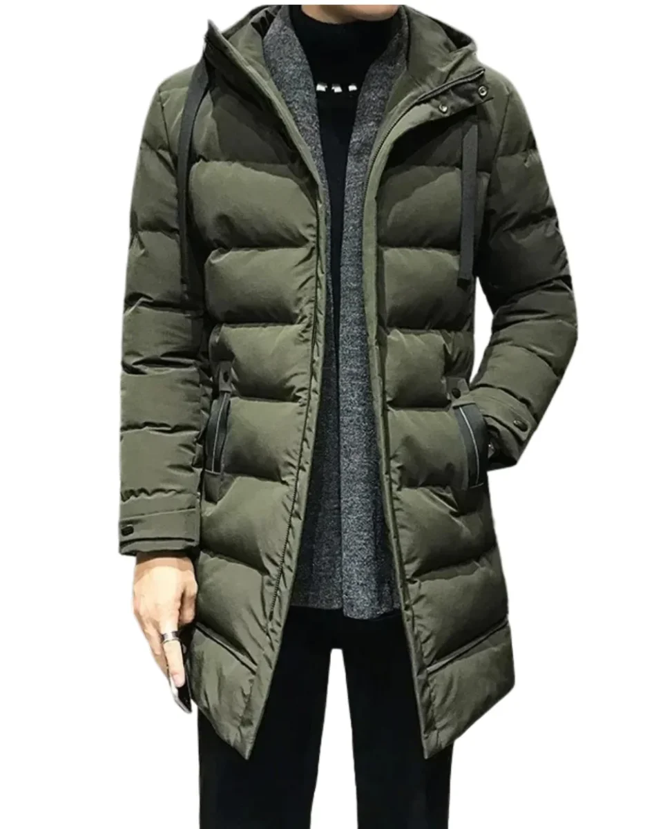Chaqueta larga de invierno para hombre - Imagen 2